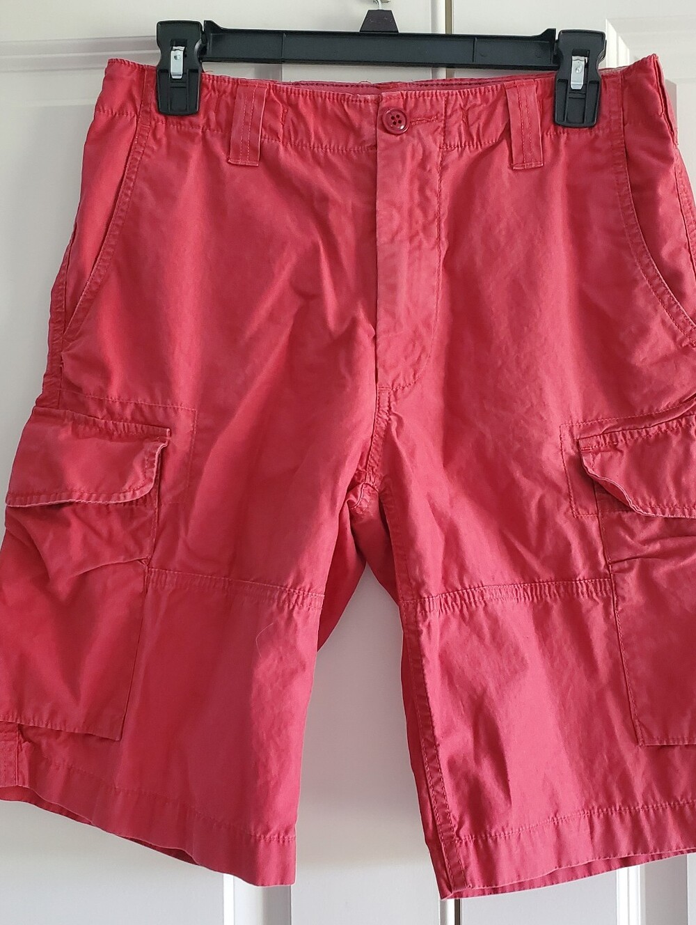 Polo Ralph Lauren Men's Classic Cargo Shorts Red, Size 29, 100% Cotton, Summer